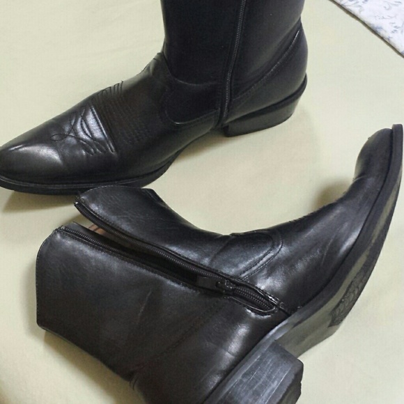 Closeout🔥Men's leather boots size 10 alfas - Picture 6 of 7